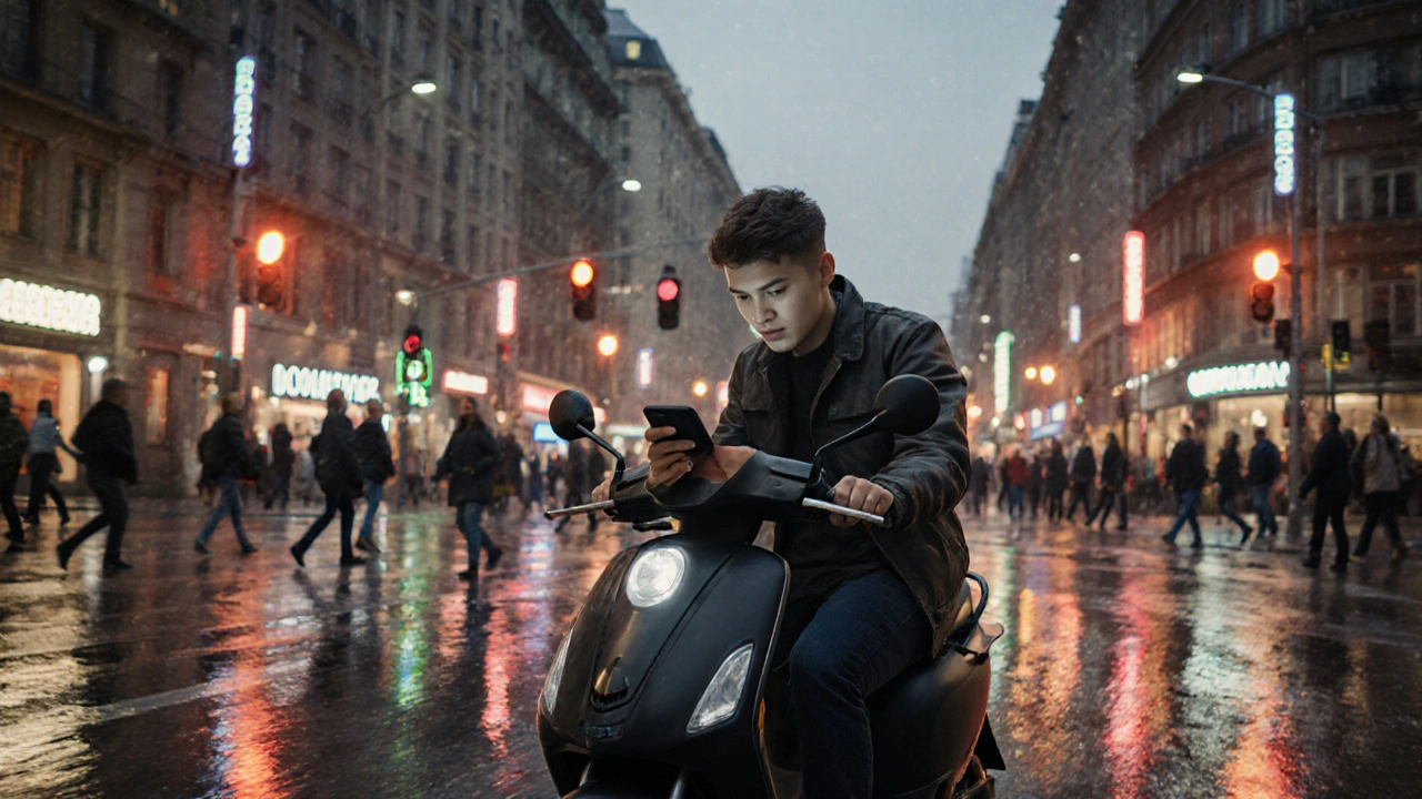 Darf ich mein Handy auf einem E-Scooter benutzen? Das sagen Gesetz und Praxis