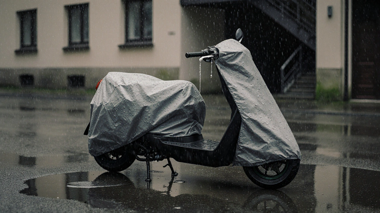 Kann ich meinen Elektroroller draußen stehen lassen? Vor- und Nachteile im Alltag