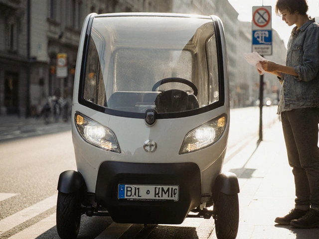 Welchen Führerschein braucht man für einen Kabinenroller mit 25 km/h in Deutschland?