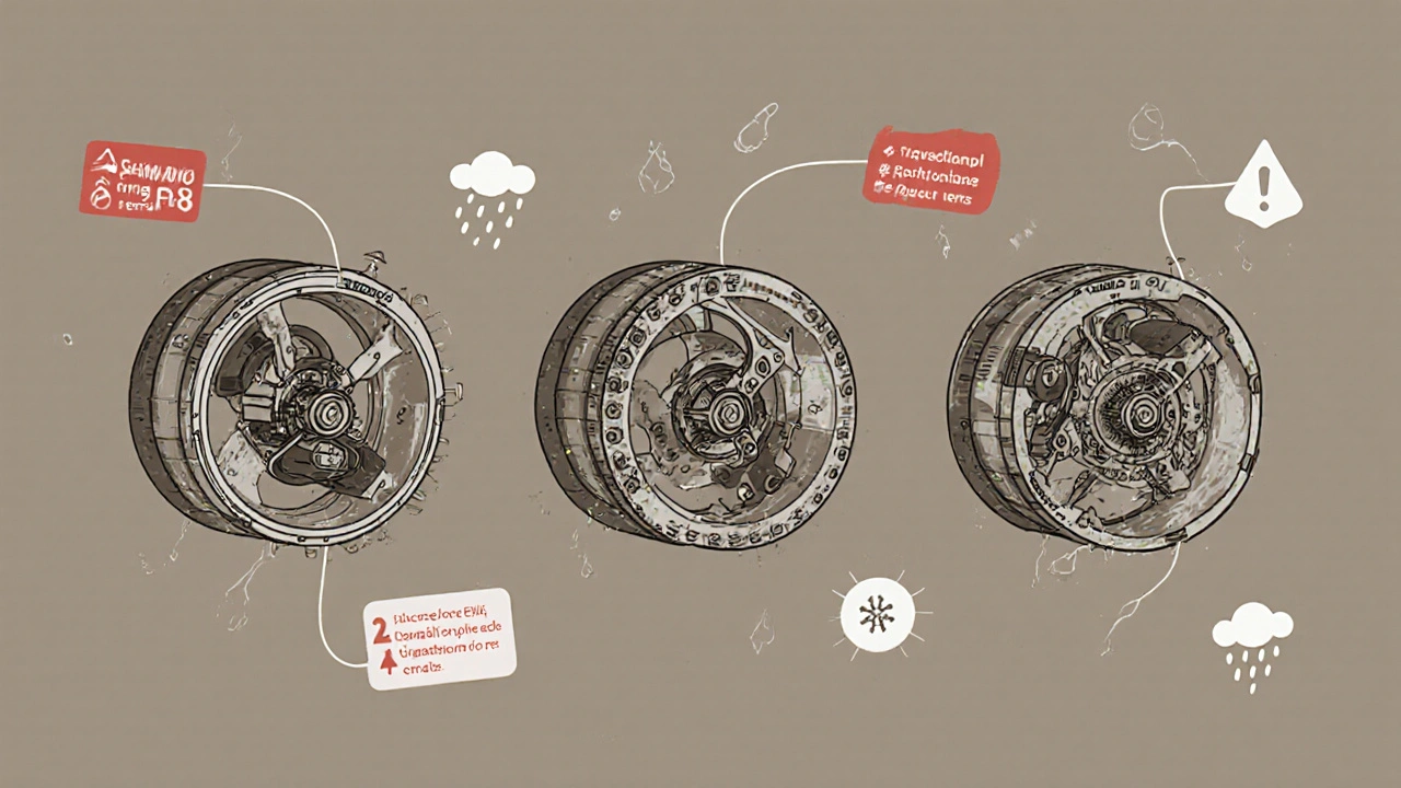 Transparenz-Darstellung der drei E-Bike-Motoren mit technischen Details.