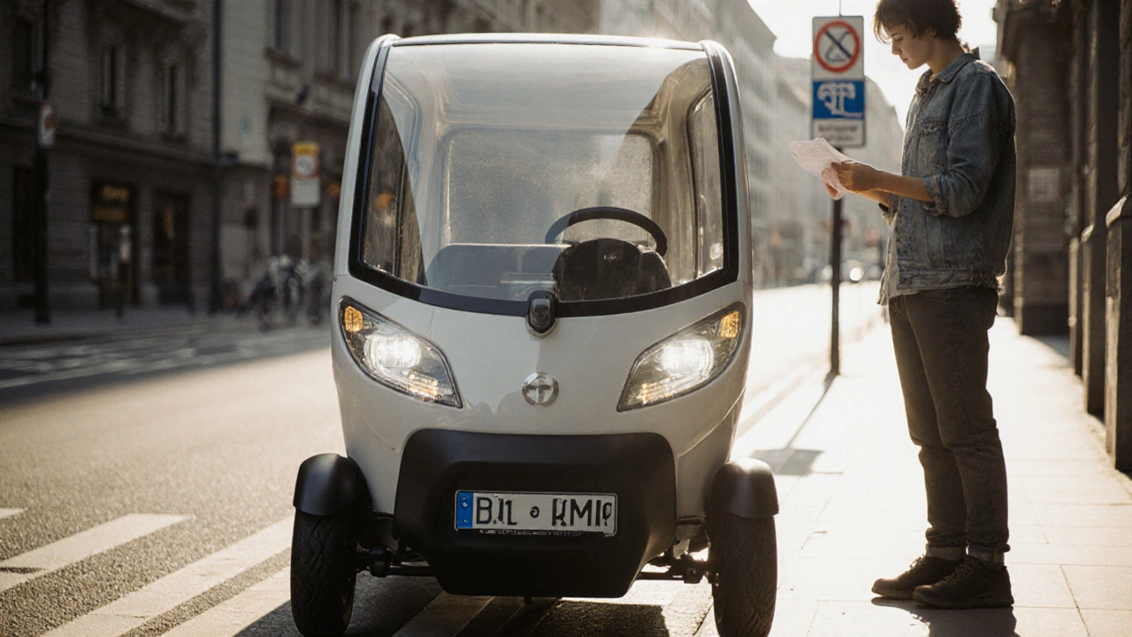 Welchen Führerschein braucht man für einen Kabinenroller mit 25 km/h in Deutschland?
