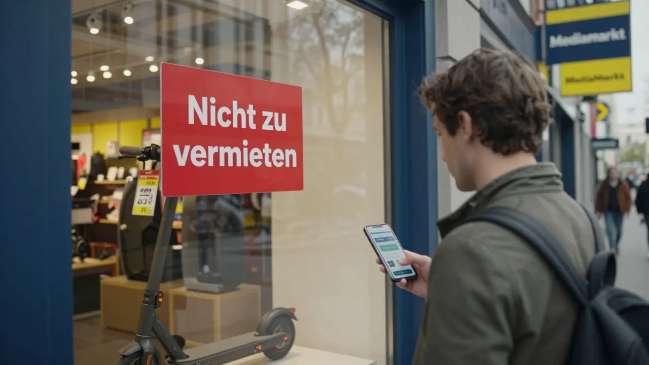 Kann ich einen E-Scooter monatlich bei MediaMarkt mieten?