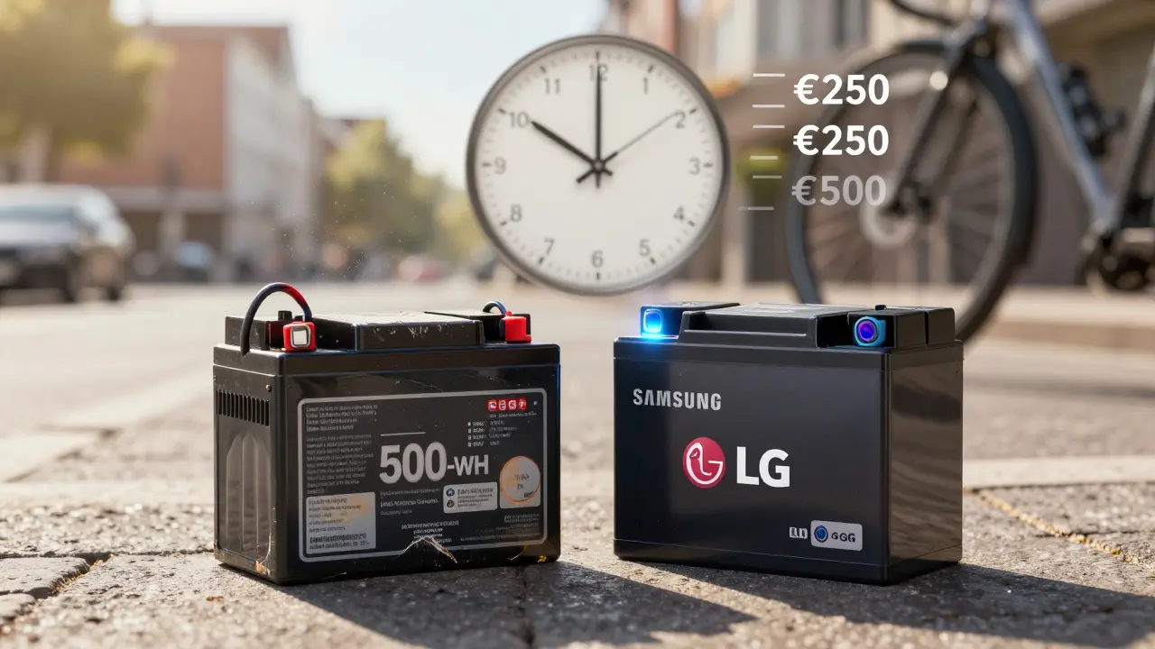 Was kostet ein 500-Wh-Akku für ein E-Bike? Preis, Lebensdauer und was wirklich zählt