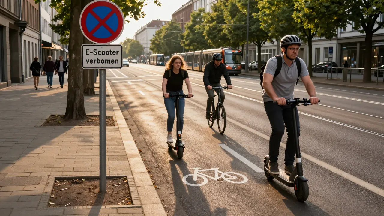 Was passiert, wenn man mit dem Roller auf dem Radweg fährt? Rechtslage und Risiken in Deutschland