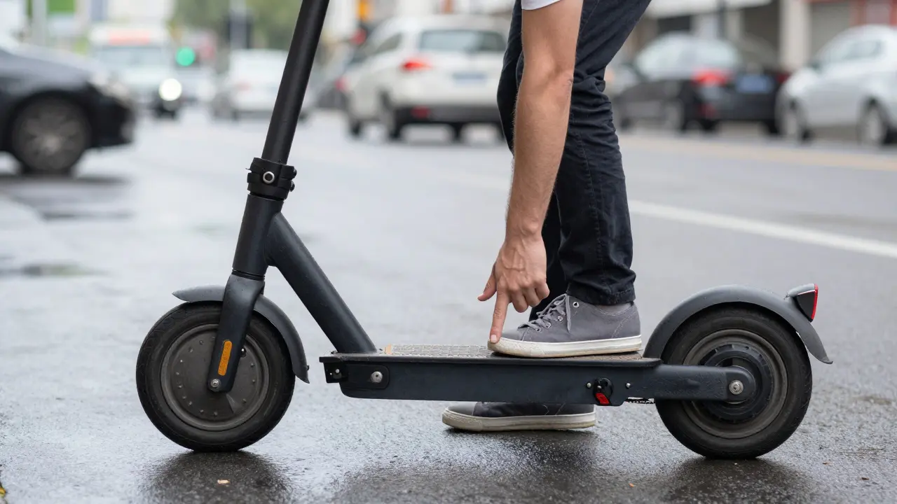 Wie bremst man mit einem E-Roller? Die richtige Technik für sicheres Halten
