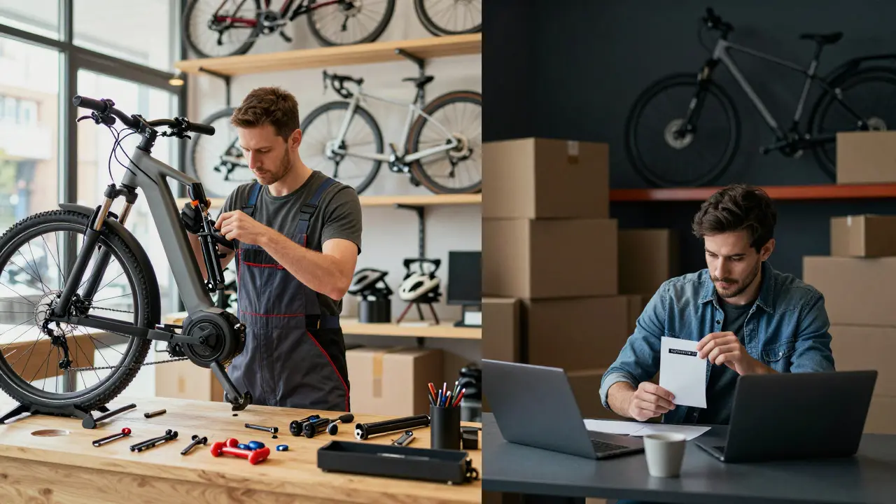 Vergleich: Fachwerkstatt vor Ort versus Online-Zusammenbau zu Hause