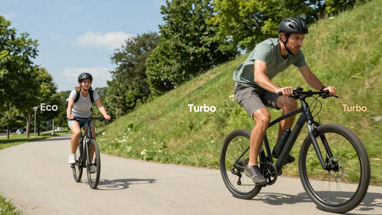 Zwei Fahrstile im Vergleich: entspanntes Fahren vs. sportliche Belastung