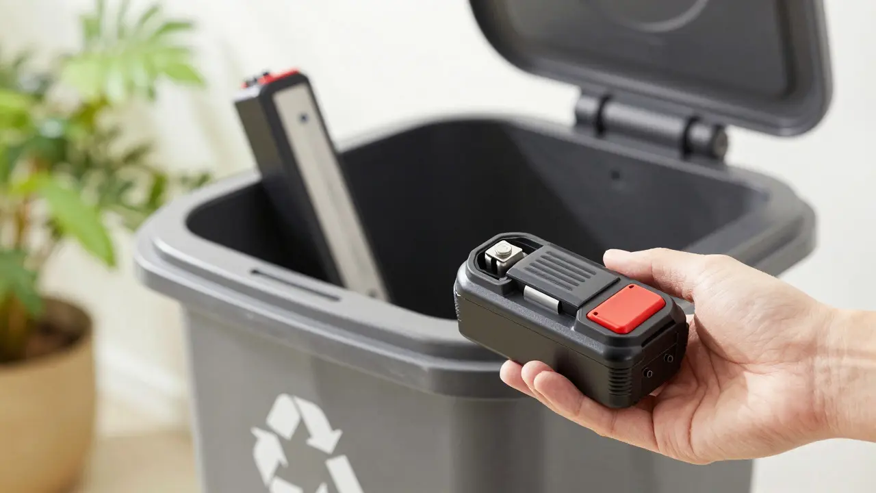 Austausch und Recycling von E-Scooter-Akkus